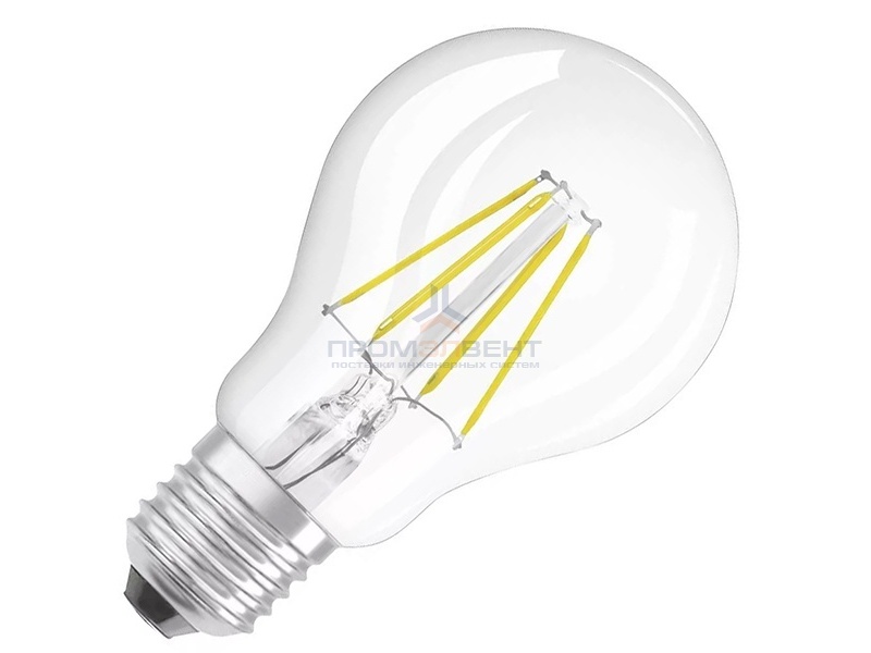 Лампа филаментная светодиодная шарик Osram LED SCL P 75 6W/840 230V CL E27 800lm Filament