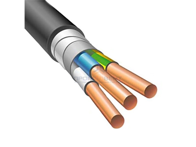 Кабель силовой бронированный ВБбШв 3х6 ГОСТ 31996 (Электрокабель НН)