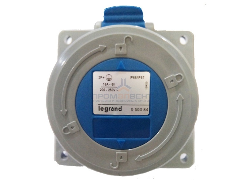 Розетка встраиваемая Legrand P17 32А 2К+З 230В IP67